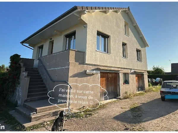 Maison individuelle avec studio, 2 garages et grand terrain - Epervans (71380)