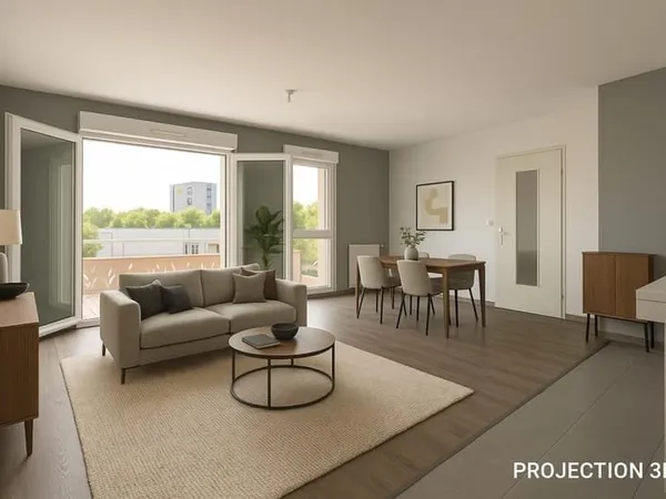 Appartement 3 pièces 64 m²