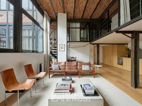 Loft d'architecte de caractère au coeur du Canal Saint-Martin