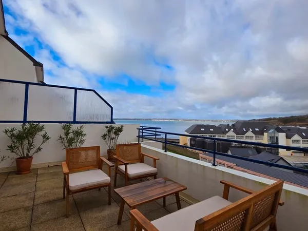 Magnifique duplex vue mer proche du centre-ville