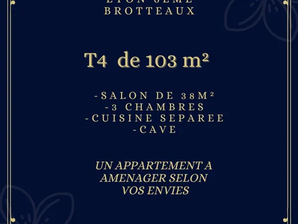 Appartement 4 pièces 102 m²