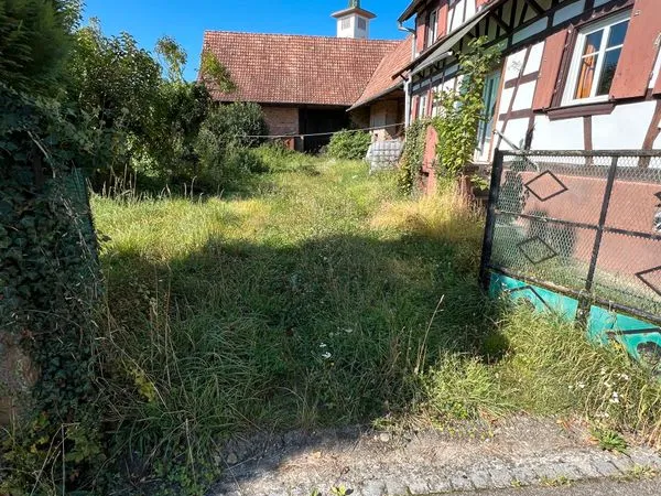 Vend maison alsacienne avec une grange