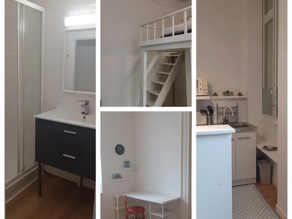 Studio - T1 - Croix Blanche St Seurin 21m²
