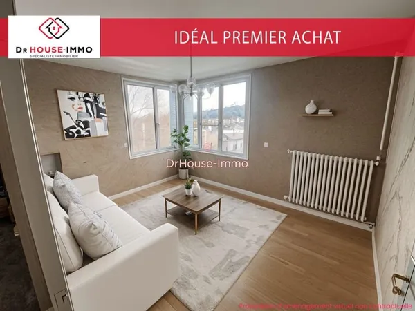 Appartement avec vue à rénover 3 pièces au 6éme étage - Grenoble Secteur 3