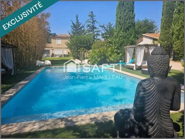 Propriété premium 2 maisons parc 2600 m² - piscine
