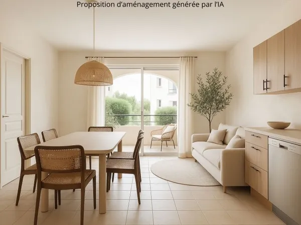 Loue APT meublé 67m² 2 chambres et place de parking - Marseille (13010) Capelette Pont de Vivaux