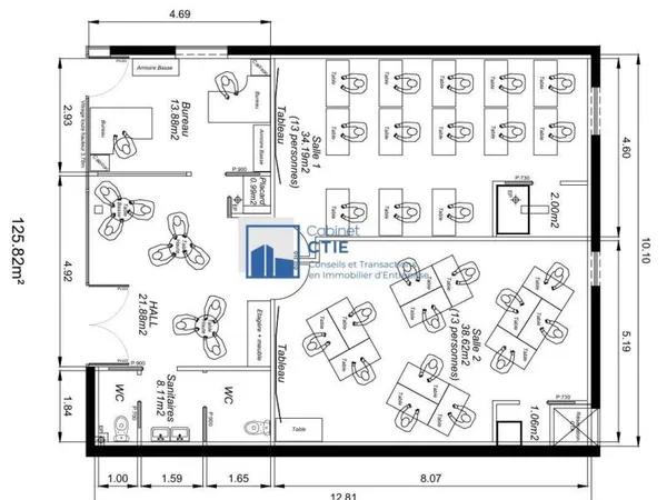 Local commercial 120 m²