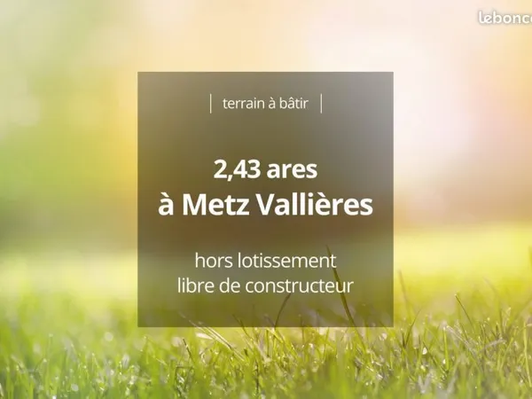 Terrain 243 m² Metz