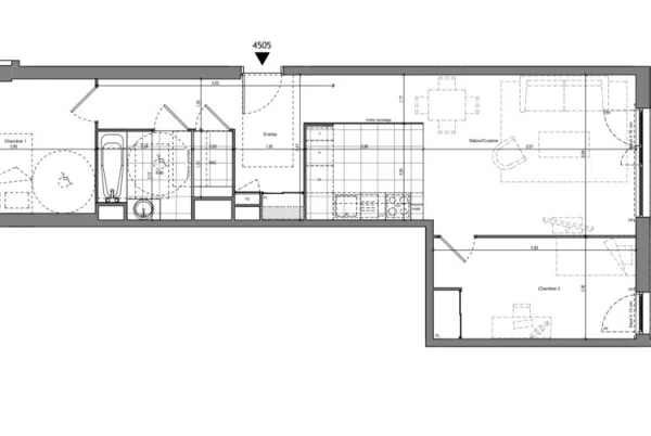 Appartement T3 de 67 m2