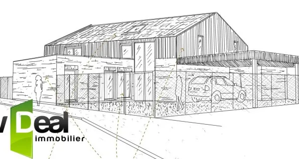 MAISON D'ARCHITECTE 175M2 AVEC CARPORT