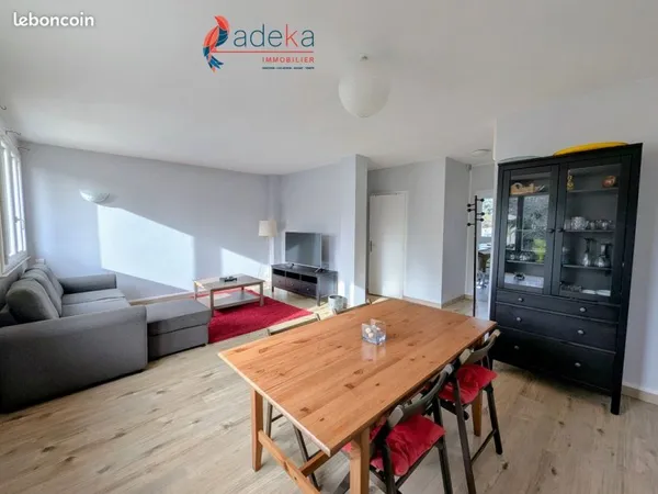 Appartement T3 meublé spacieux et lumineux avec cave et parking - chauffage et eaux inclus