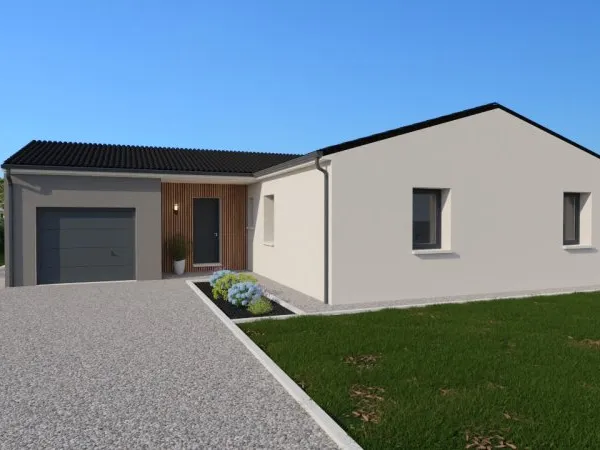 Terrain + maison 108 m²