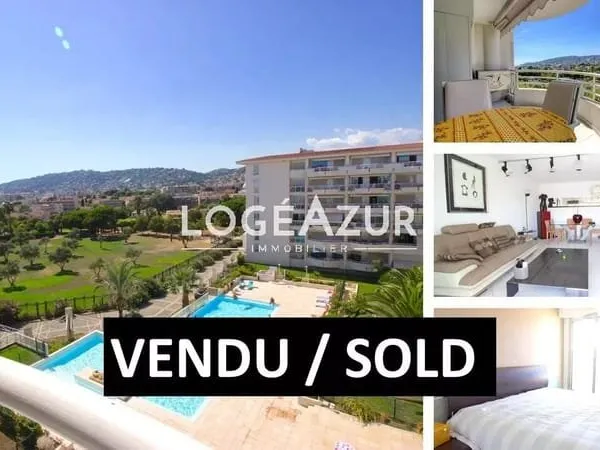 Vente appartement 1 chambre - Parking - Juan-les-pins