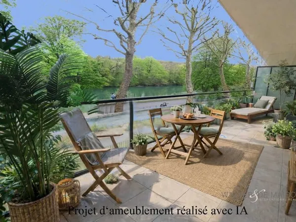La varenne - Appartement 3 pièce(s) 89 m2 avec balcon - Bords de Marne