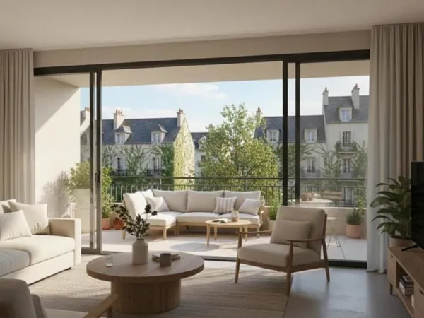 **RARE: 4 PIÈCES AVEC TERRASSE ET PARKING PROCHE GARE**