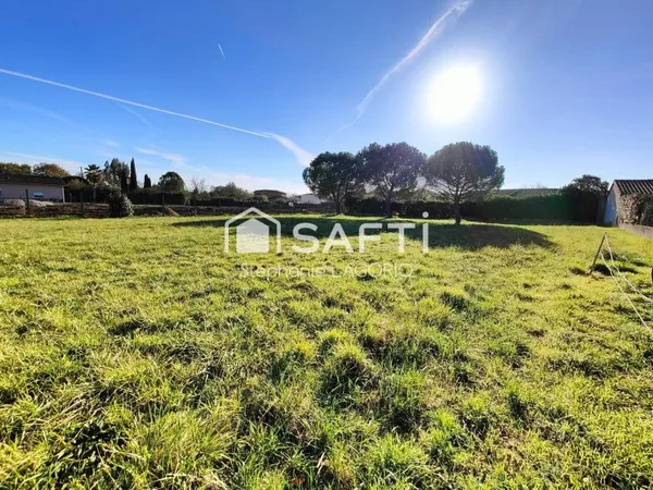 Rare : Terrain à bâtir de 928 m² en fond d'impasse