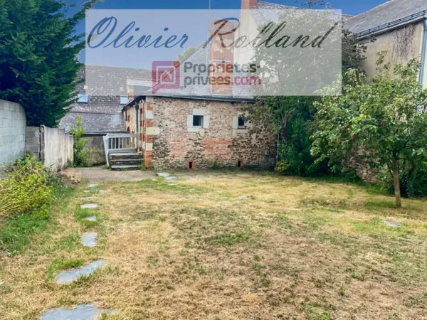 49750 - Beaulieu sur Layon - Maison de bourg de 5 pièces sur 305 m² de jardin clos