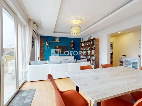 Appartement Schiltigheim 5 pièces 95.74 m2 - TERRASSE / DERNIER ETAGE / PARQUETS MASSIF