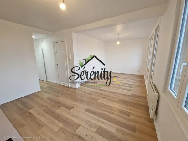 Appartement type 2, une chambre + cave.