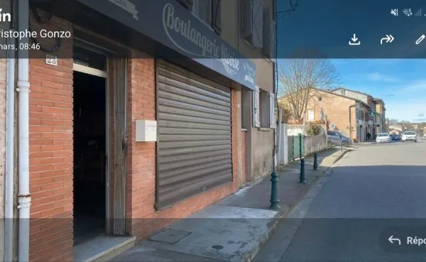 Local commercial coeur de village