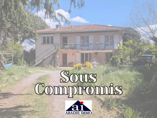 Propriété au coeur de Labenne, maison sur deux niveaux et ter