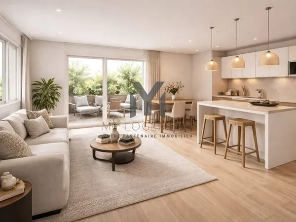 Appartement de type 3 avec terrasse sans résidence haut de g