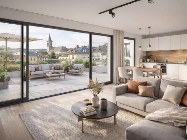 -40m² DE TERRASSE à 5 minutes à pied de la gare d'HAGONDANGE !!
