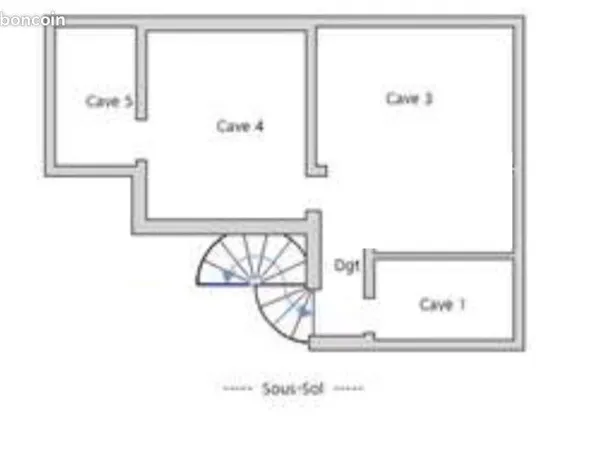 Caves à vendre - 55 m² - Hyper centre proche triangle
