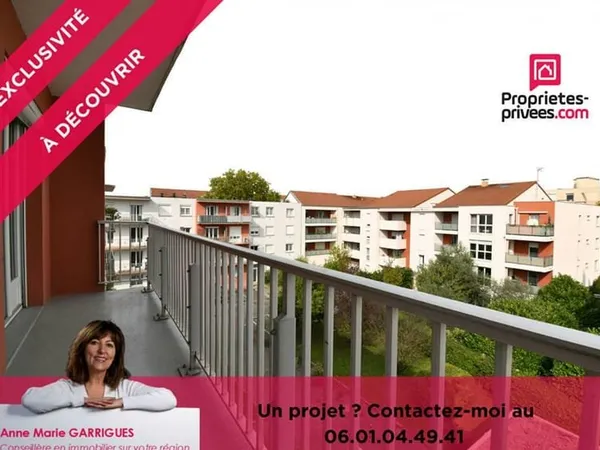 Appartement T4 traversant de 83 m2 - Meyzieu