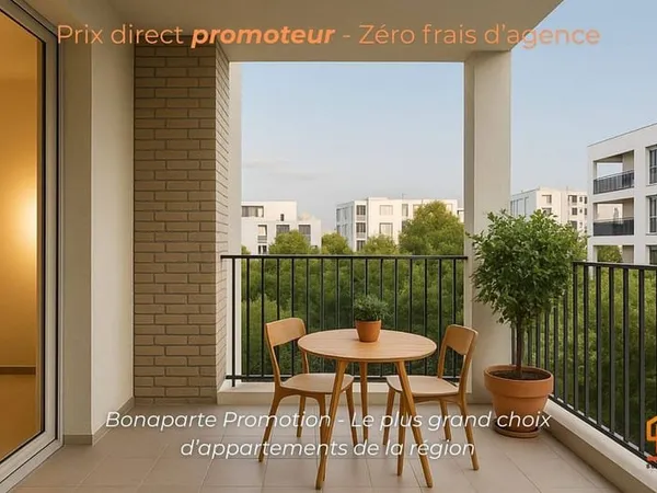 Appartement 3 pièces 60 m²
