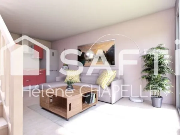 Centre ville - F1 en Duplex avec stationnement privatif