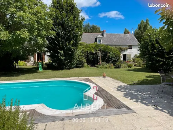 Maison à vendre - Longère avec piscine