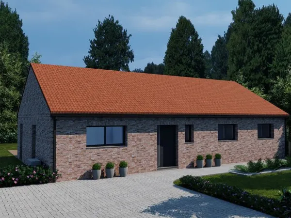 Terrain + maison 120 m²