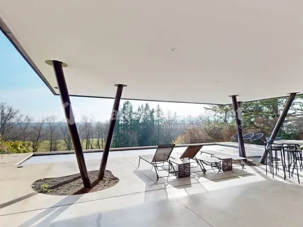SAINT LEGER SUR ROANNE - Villa d'architecte avec vue imprenable avec piscine