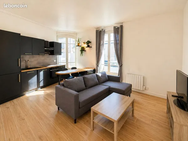 T2 meublé standing - entrée privative - refait a neuf