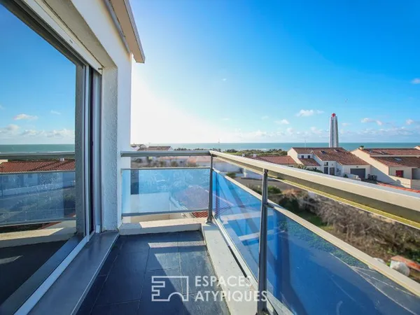 Appartement lumineux avec balcon vue mer