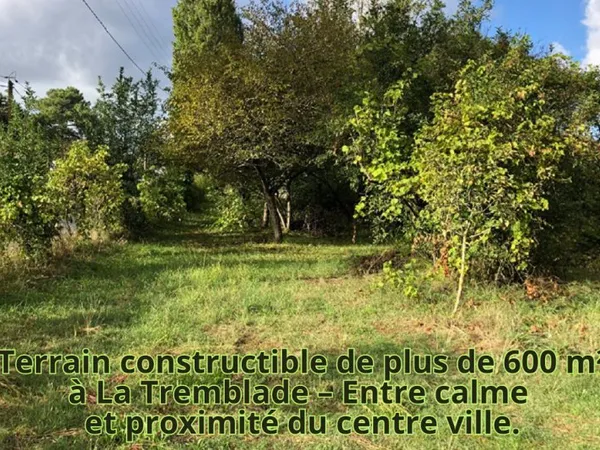 Terrain constructible de plus de 600 m² à La Tremblade ?