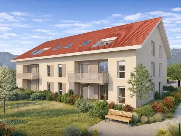 NOUVEAU À MARNAZ T2 NEUF AVEC JARDIN, CAVE ET DOUBLE STATI