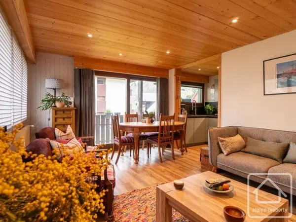 Super appartement de deux chambres dans un endroit calme et proche du centre des Gets