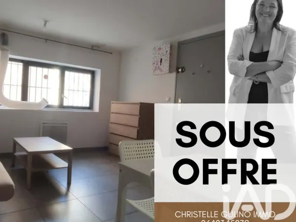 Studio 1 pièce 19 m²
