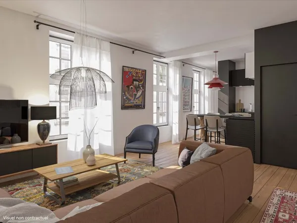Appartement 2 pièces 40 m²