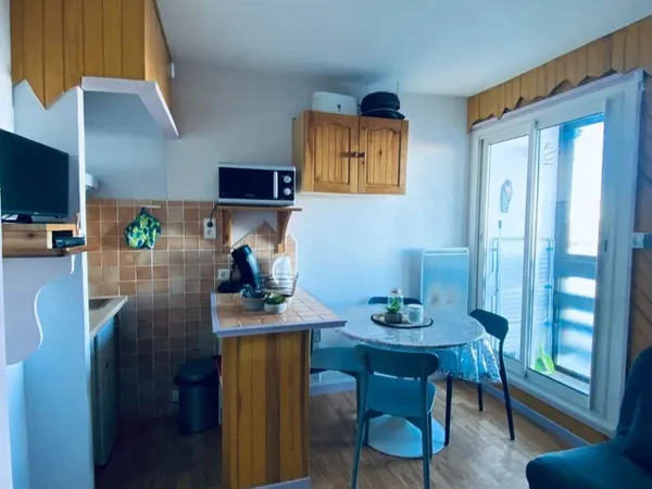 À vendre charmant studio 4personnes meublé à la montagne, à 100m au pied des pistes. En station la p