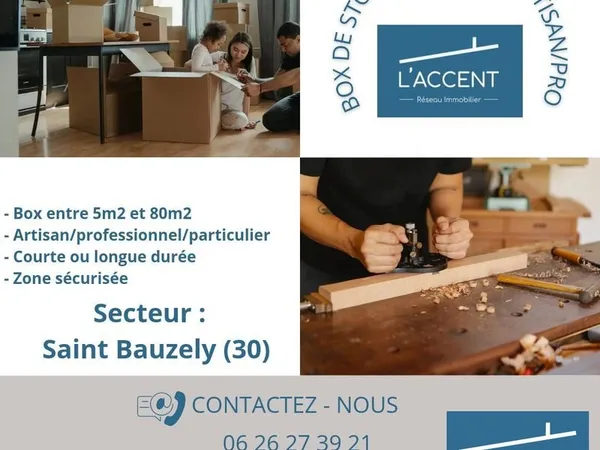Local 18 m² Saint-Bauzély