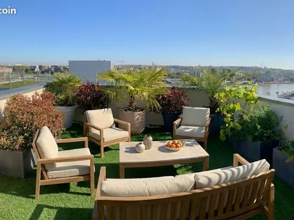 T5 - Rooftop 125m² - Vue Panoramique - Bassins à Flot (coté Chartrons)