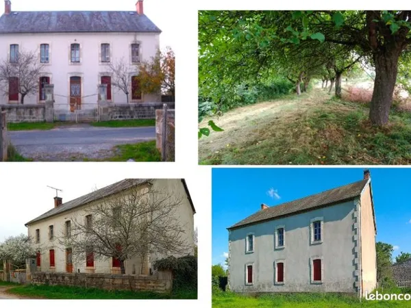 Ensemble maison individuelle de 235m2, dépendances de 245m2 et terrain attenant de 14192m2