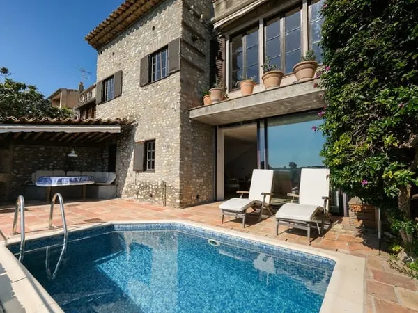Haut de Cagnes - Villa 4 chambres avec piscine, terrasses vu