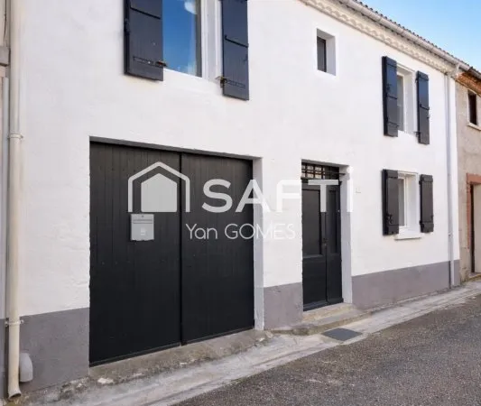 Maison de village 4 chambres avec jardin et garage