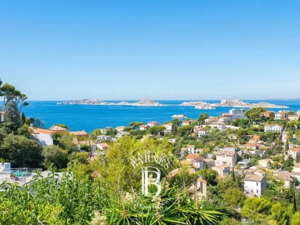 MARSEILLE 7e - ROUCAS BLANC - MAISON BOURGEOISE - VUE MER PANORAMIQUE