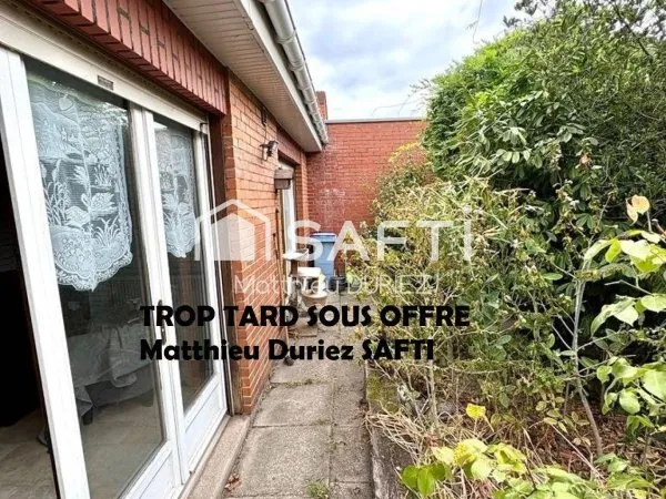 Maison semi-individuelle 105 m² avec jardin garage