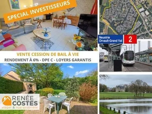 Cession-bail à vie - F75-H77 ans - ORVAULT (44700)